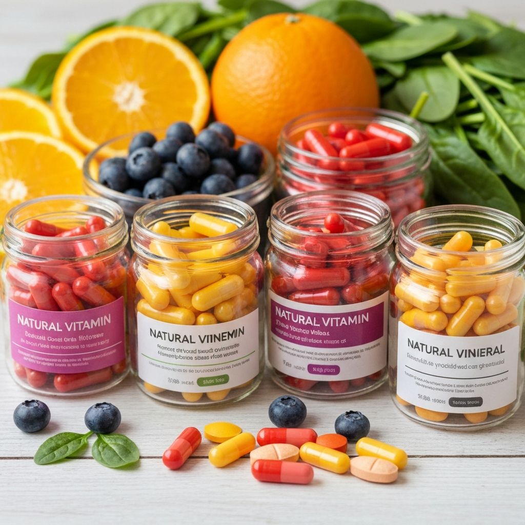 Natürliche Vitamine und Mineralstoffe